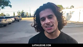 LatinLeche - Latino Fanboy Sucks A Cameraman’s Cock